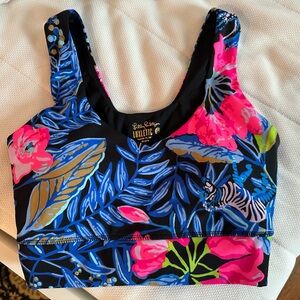 Lilly Pulitzer Floral Sports Bra size small